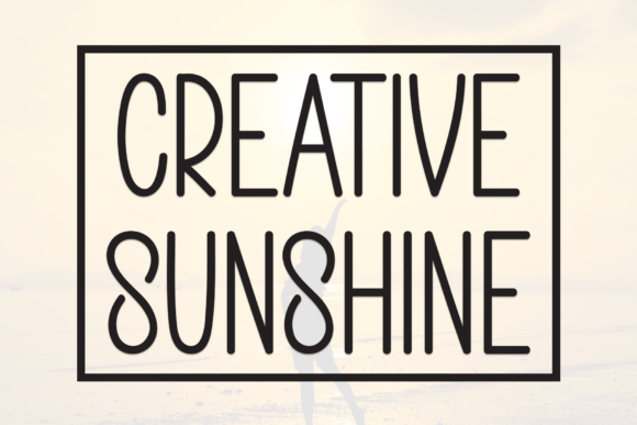 Creative Sunshine Font: Adding Warmth to Editorial Design