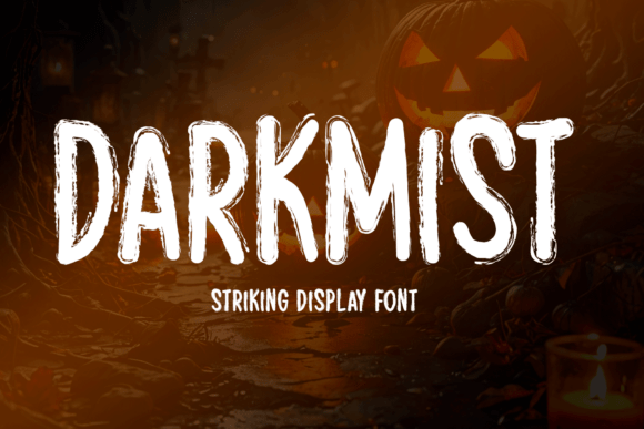 Darkmist Font: Edgy Display Typography for Web Design