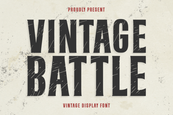 Embrace Nostalgia with Vintage Battle Font