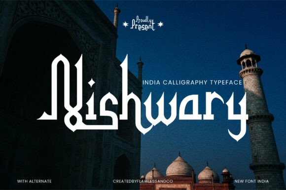 Enhancing Web Design with Nishwary: A Bold Indian Calligraphy Typeface