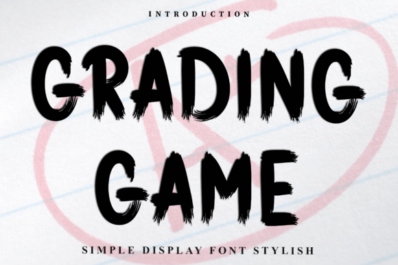 Grading Game Font: Elevate Your Small Business Brand