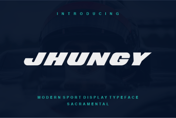 Jhungy Font: Bold Display Type for Makers
