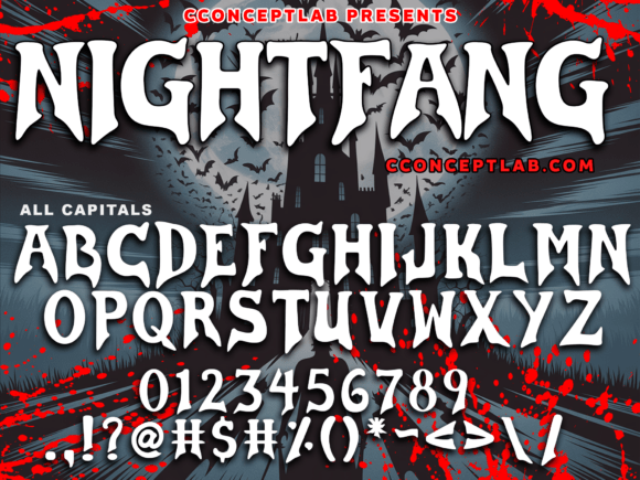 Nightfang Font: Bold Branding for Edgy Businesses