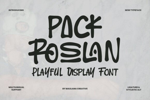 Pack Roslan Font: Adding Playful Character to Web Design
