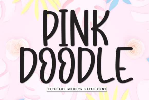 Pink Doodle: A Fun and Relaxed Display Font for Your Brand