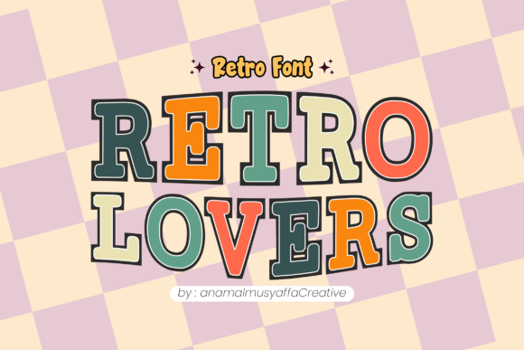 Retrolovers Regular Font: A Vintage Display Typeface for Branding