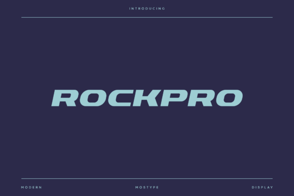 Rockpro Font: Elevating Sports Branding Campaigns