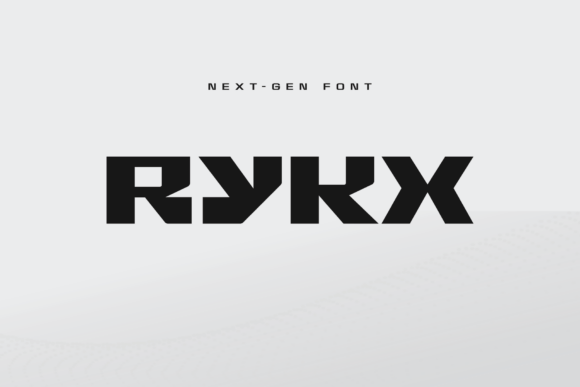 Rykx: A Bold Display Font for Modern Campaigns