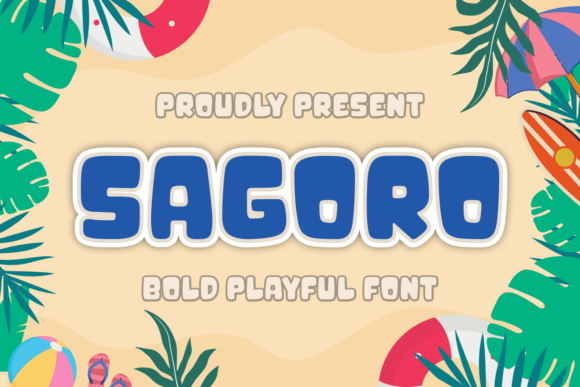 Sagoro Font: Bold & Playful Type for Crafters