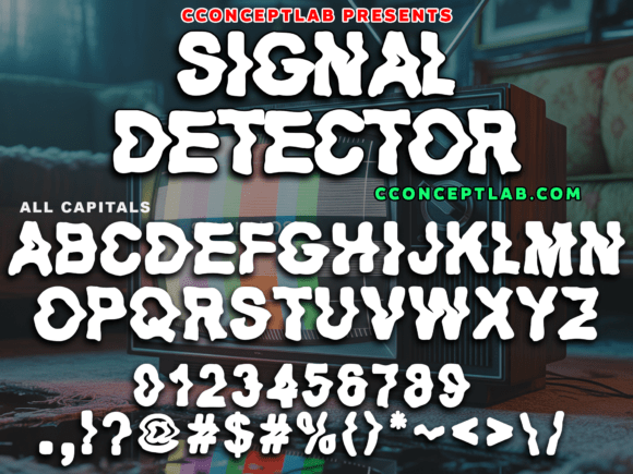 Signal Detector Font: A Tactical Display Typeface Review