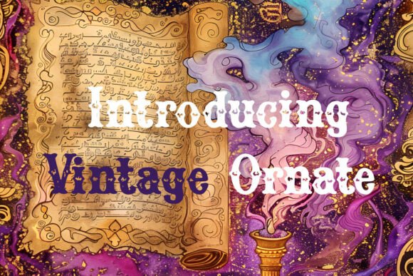 Vintage Ornate Font: Elevating Campaign Visuals