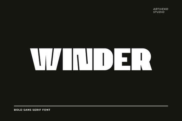 Winder Font Review: Bold Editorial Typography